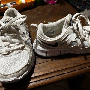 Nike Kids White Mesh Sneakers